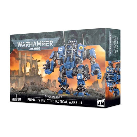 Discount Space Marines Primaris Invictor Tactical Warsuit - West Coast Games