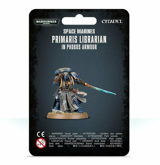 Discount Space Marines Primaris Librarian in Phobos Armour - West Coast Games